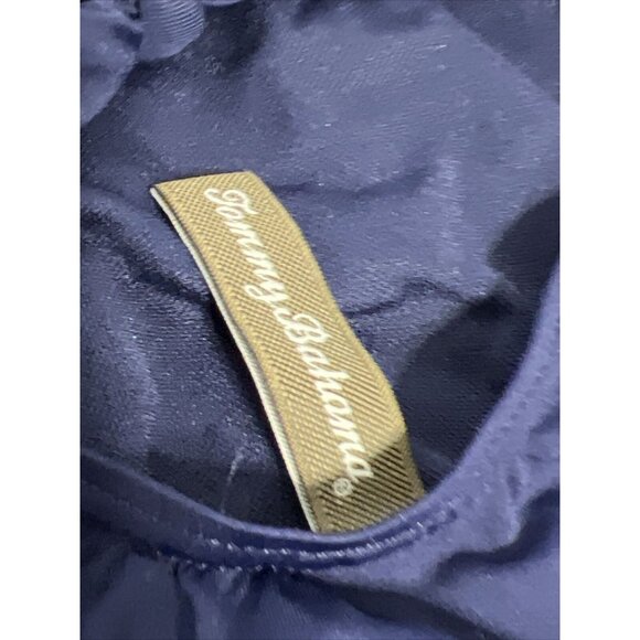 Tommy Bahama One Piece Swimsuit Size 8 Open Back Blue - Picture 4 of 8